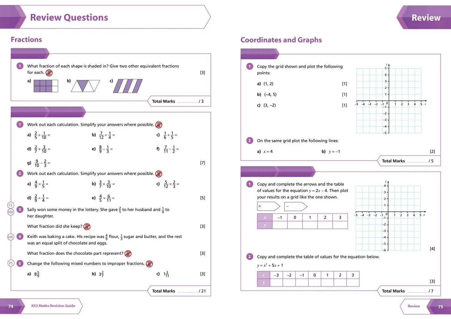Bild: 9780008551445 | Ks3 Maths Foundation Level All-In-One Complete Revision and Practice