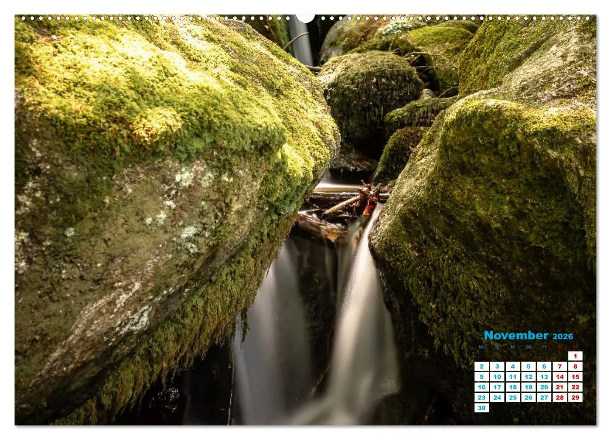 Bild: 9783457581445 | Wasserfall im Bühlertal (Wandkalender 2026 DIN A2 quer), CALVENDO...