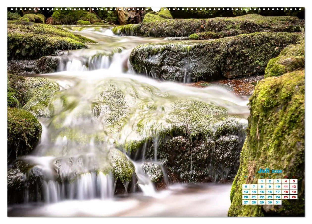 Bild: 9783457581445 | Wasserfall im Bühlertal (Wandkalender 2026 DIN A2 quer), CALVENDO...