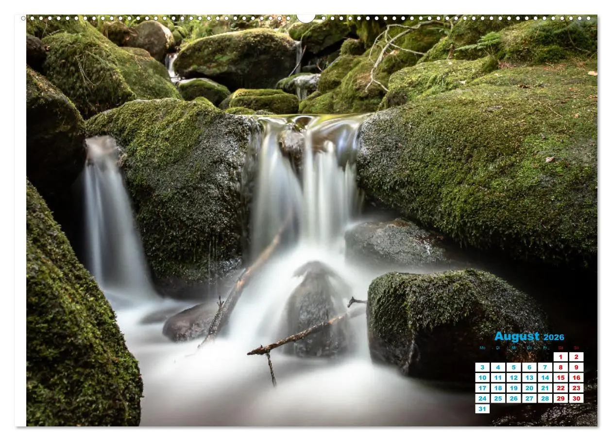Bild: 9783457581445 | Wasserfall im Bühlertal (Wandkalender 2026 DIN A2 quer), CALVENDO...
