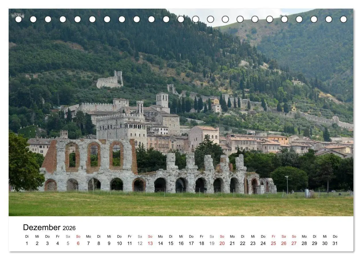 Bild: 9783516051445 | Gubbio - die mittelalterliche Stadt in Umbrien (Tischkalender 2026...