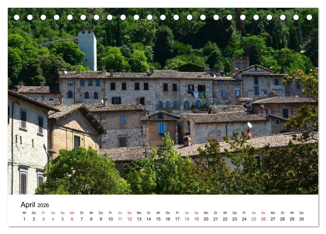 Bild: 9783516051445 | Gubbio - die mittelalterliche Stadt in Umbrien (Tischkalender 2026...