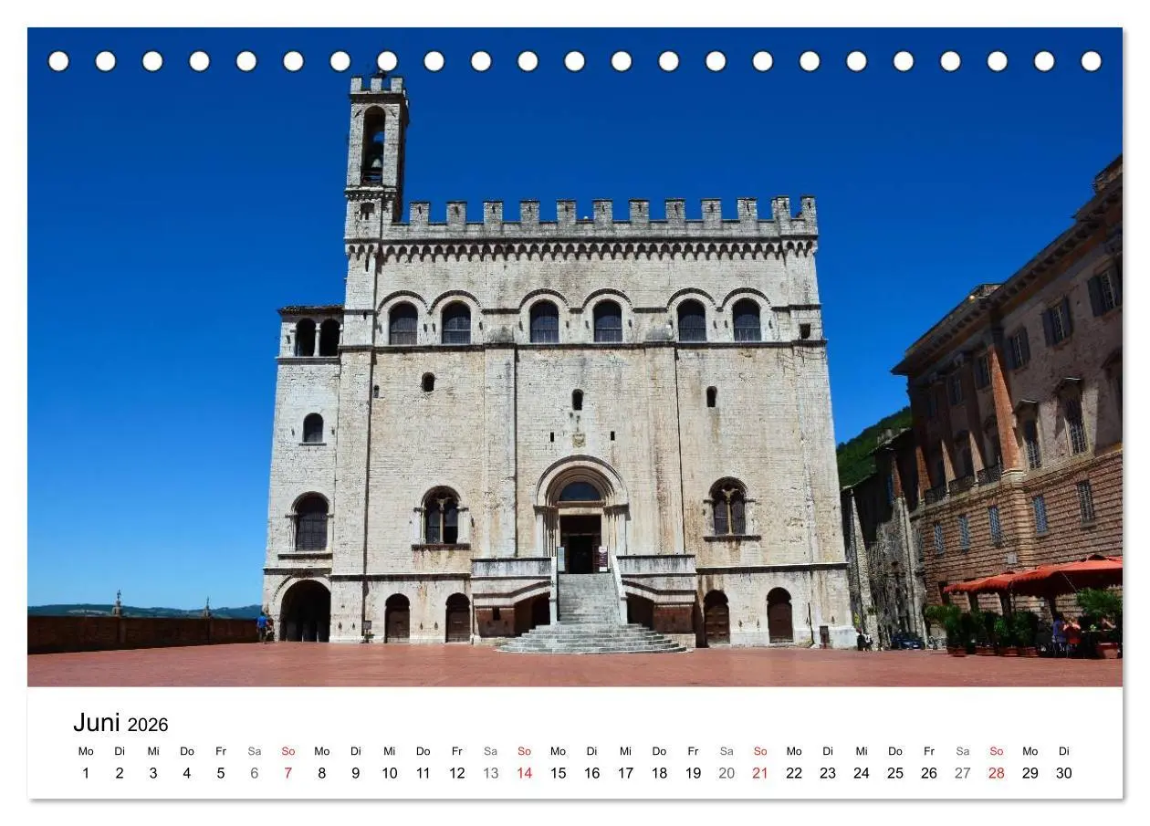 Bild: 9783516051445 | Gubbio - die mittelalterliche Stadt in Umbrien (Tischkalender 2026...