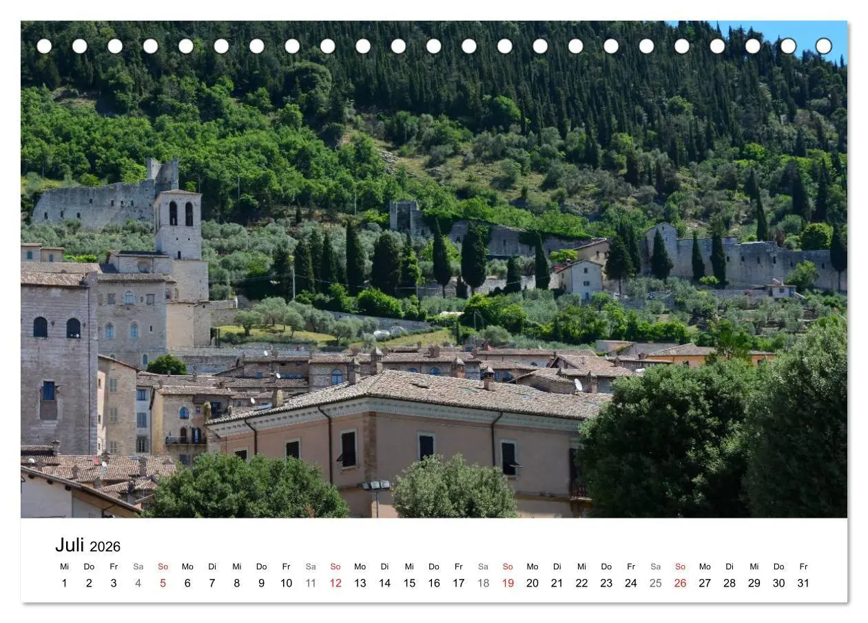 Bild: 9783516051445 | Gubbio - die mittelalterliche Stadt in Umbrien (Tischkalender 2026...
