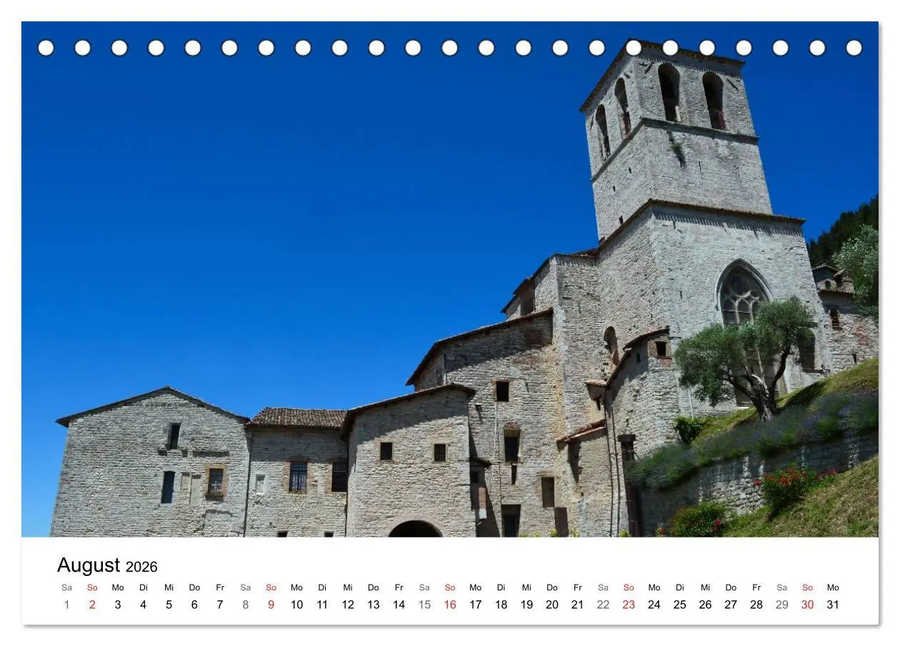 Bild: 9783516051445 | Gubbio - die mittelalterliche Stadt in Umbrien (Tischkalender 2026...
