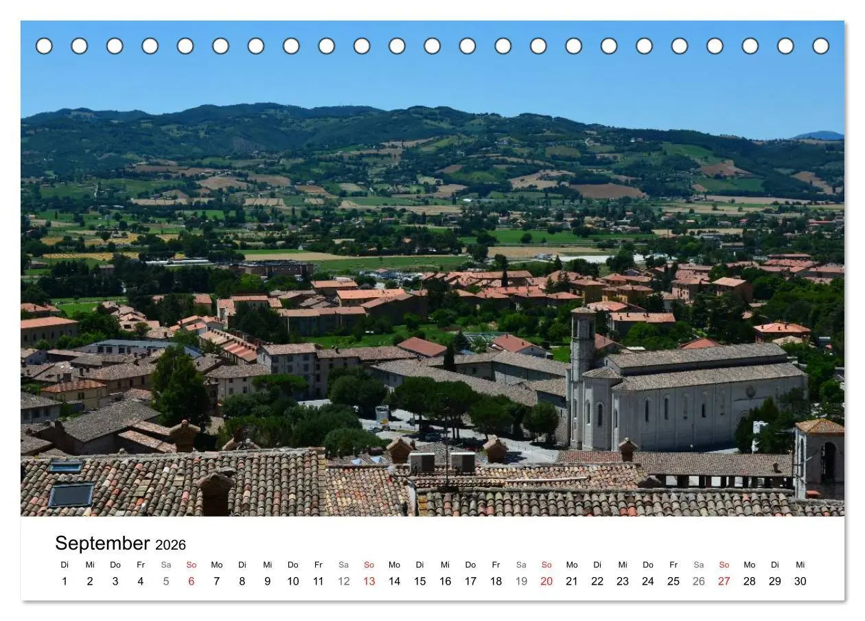 Bild: 9783516051445 | Gubbio - die mittelalterliche Stadt in Umbrien (Tischkalender 2026...
