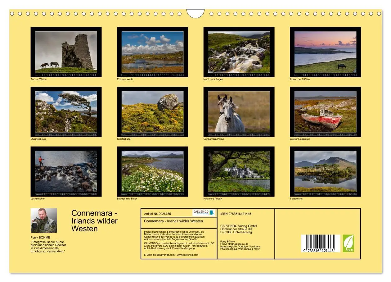 Bild: 9783516121445 | Connemara - Irlands wilder Westen (Wandkalender 2026 DIN A3 quer),...