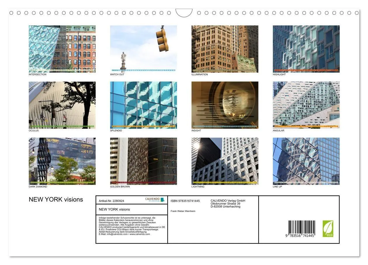 Bild: 9783516741445 | NEW YORK visions (Wandkalender 2026 DIN A3 quer), CALVENDO...