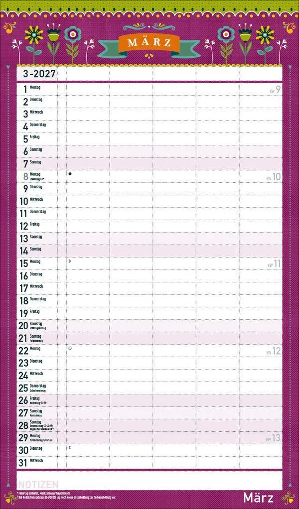Bild: 9783819301445 | Familienplaner Vintage 2027 | Verlag Korsch | Kalender | 14 S. | 2027