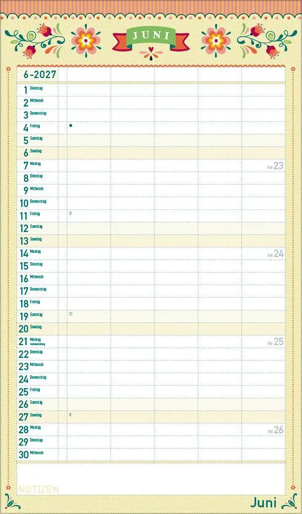 Bild: 9783819301445 | Familienplaner Vintage 2027 | Verlag Korsch | Kalender | 14 S. | 2027
