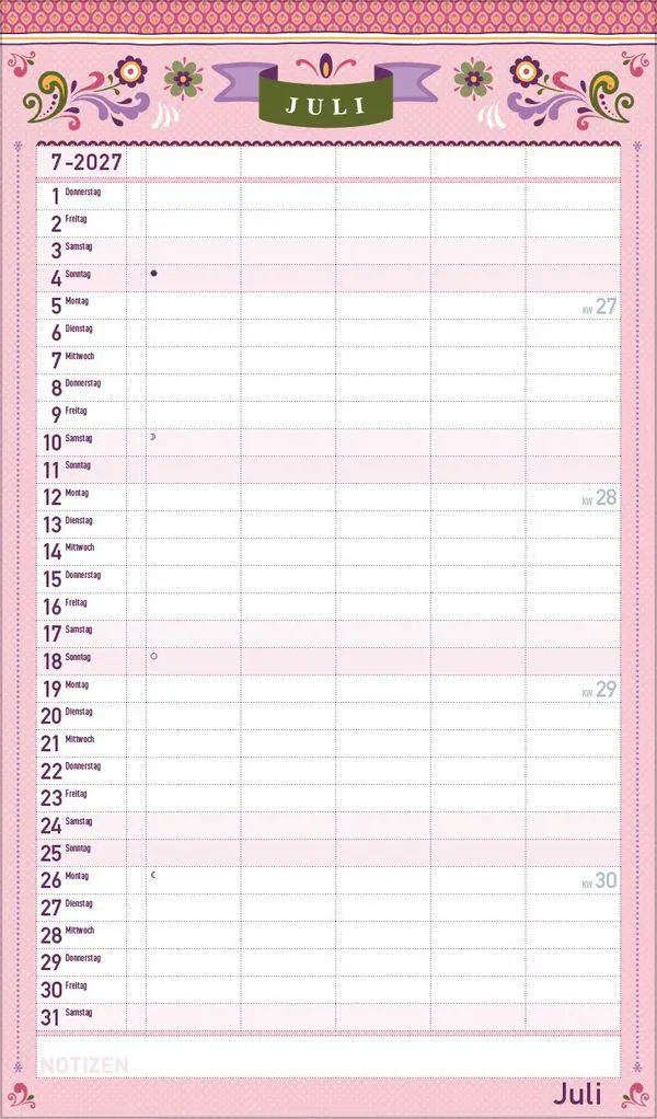 Bild: 9783819301445 | Familienplaner Vintage 2027 | Verlag Korsch | Kalender | 14 S. | 2027