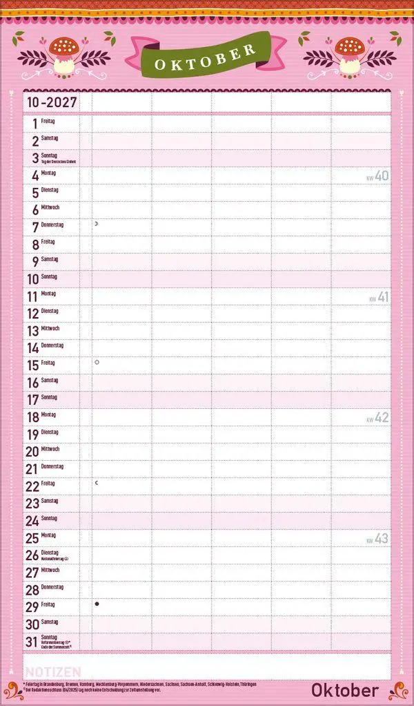 Bild: 9783819301445 | Familienplaner Vintage 2027 | Verlag Korsch | Kalender | 14 S. | 2027