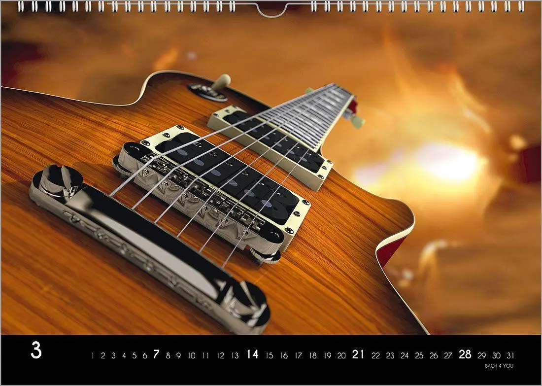 Bild: 9783969031445 | Musikinstrumente, ein Musik-Kalender 2027, DIN A3 | Peter Bach Jr.