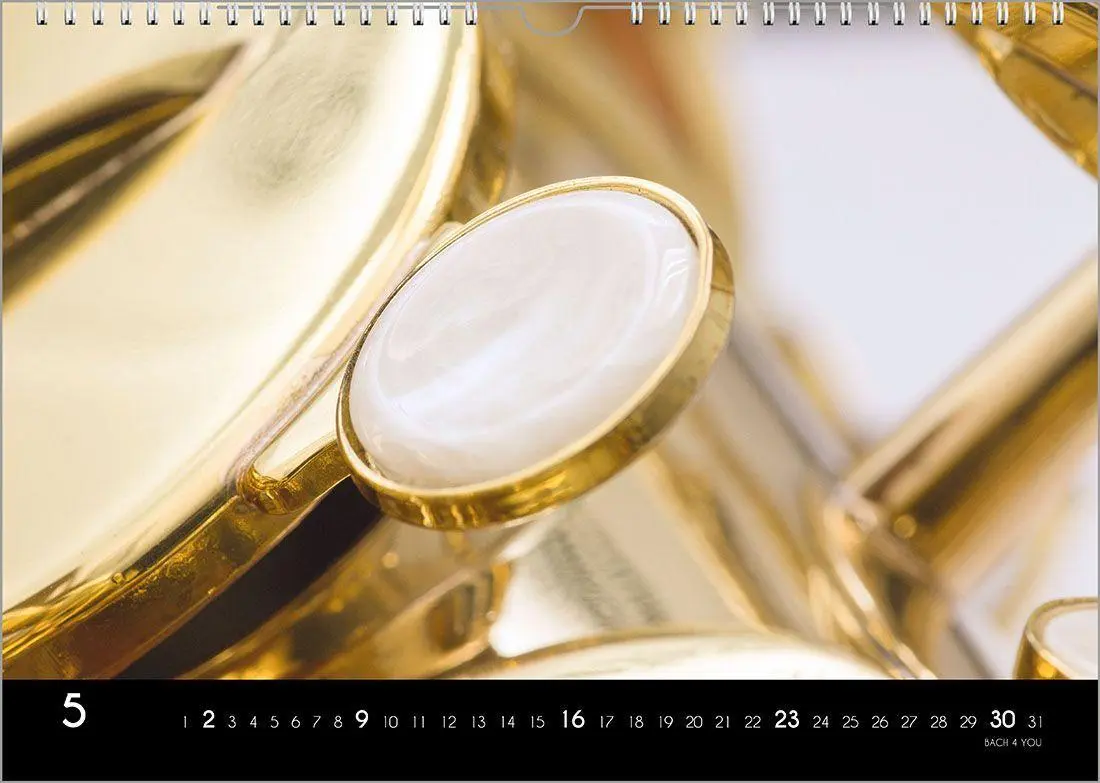 Bild: 9783969031445 | Musikinstrumente, ein Musik-Kalender 2027, DIN A3 | Peter Bach Jr.