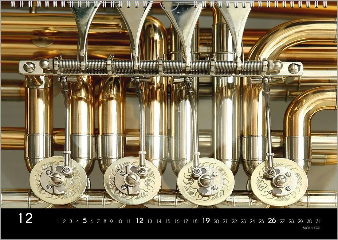 Bild: 9783969031445 | Musikinstrumente, ein Musik-Kalender 2027, DIN A3 | Peter Bach Jr.