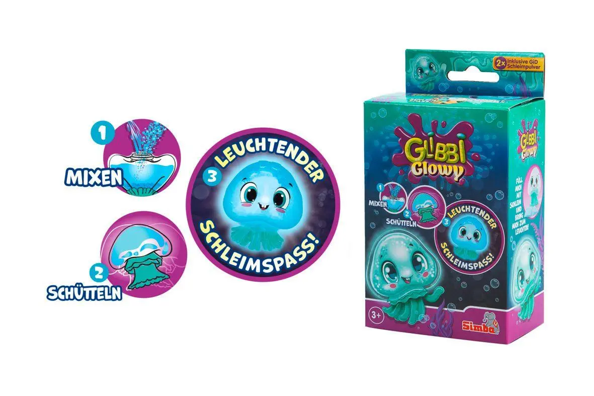 Bild: 4006592091545 | Glibbi Glowy | Zimpli | 105953080 | Deutsch | 2025 | SIMBA TOYS