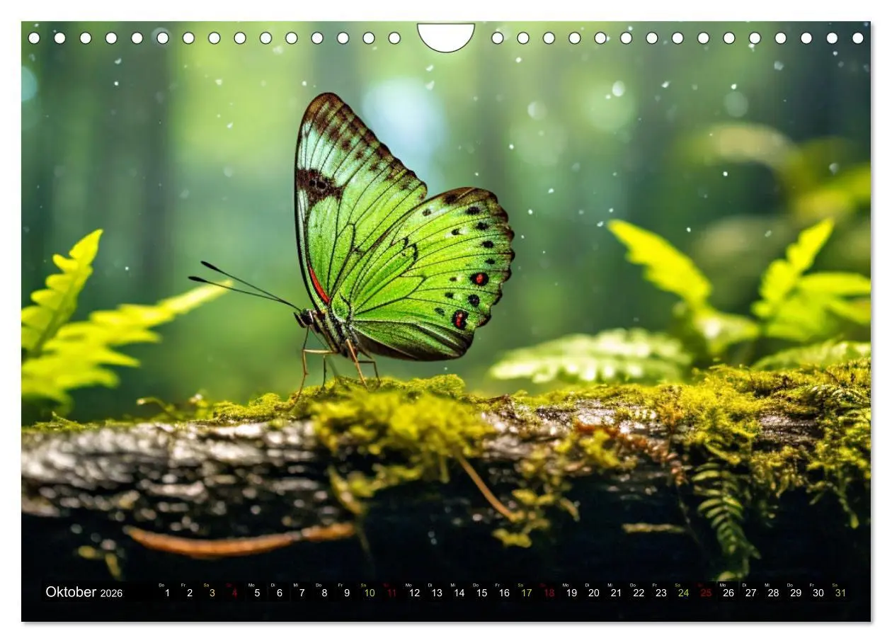 Bild: 9783457331545 | Filigrane Leichtigkeit - Schmetterlinge (Wandkalender 2026 DIN A4...