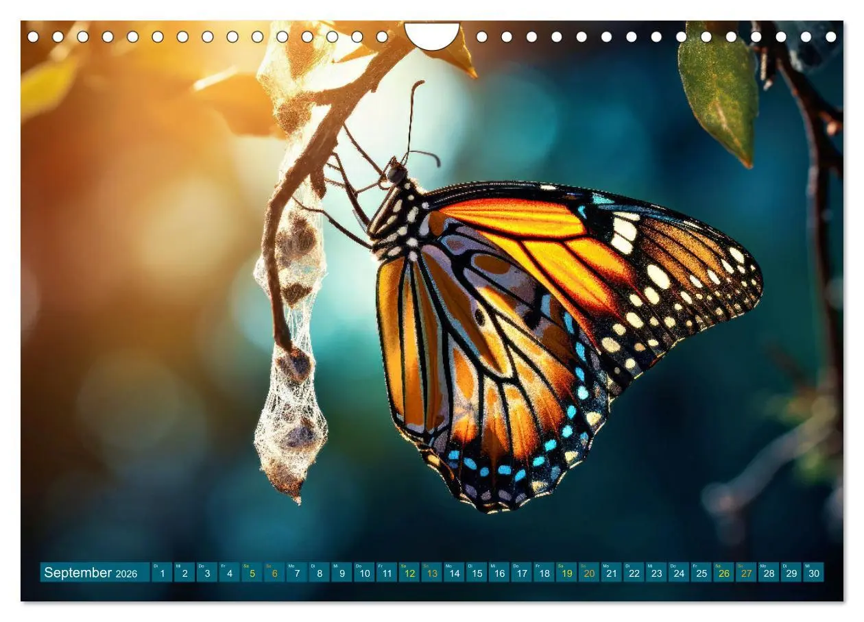 Bild: 9783457331545 | Filigrane Leichtigkeit - Schmetterlinge (Wandkalender 2026 DIN A4...