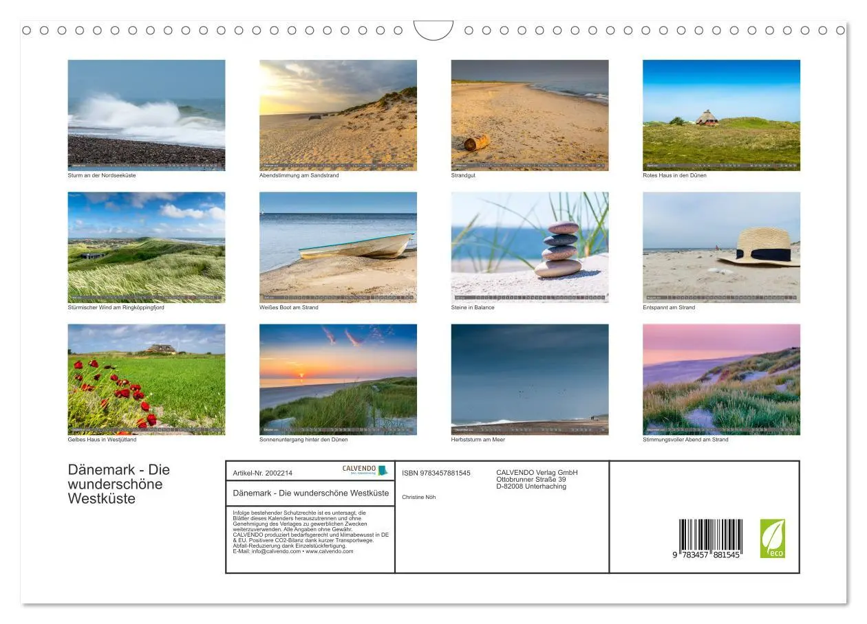 Bild: 9783457881545 | Dänemark - Die wunderschöne Westküste (Wandkalender 2026 DIN A3...