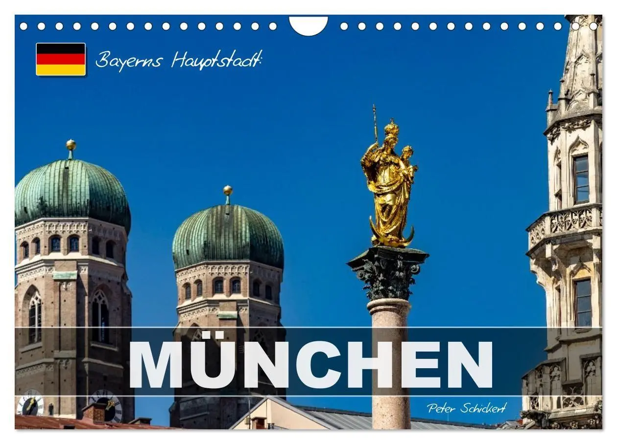 Cover: 9783516801545 | Bayerns Hauptstadt: München (Wandkalender 2027 DIN A4 quer),...