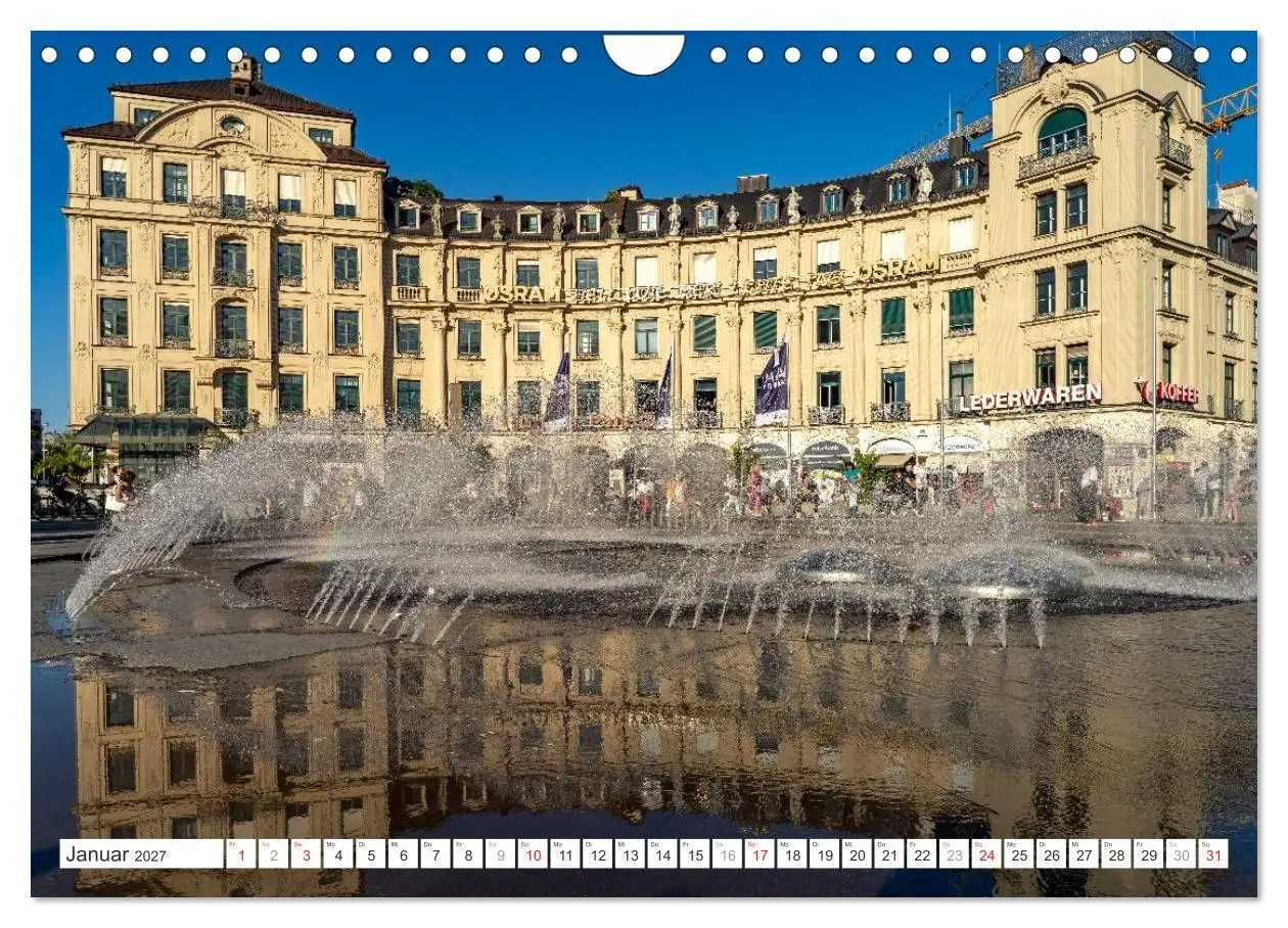 Bild: 9783516801545 | Bayerns Hauptstadt: München (Wandkalender 2027 DIN A4 quer),...