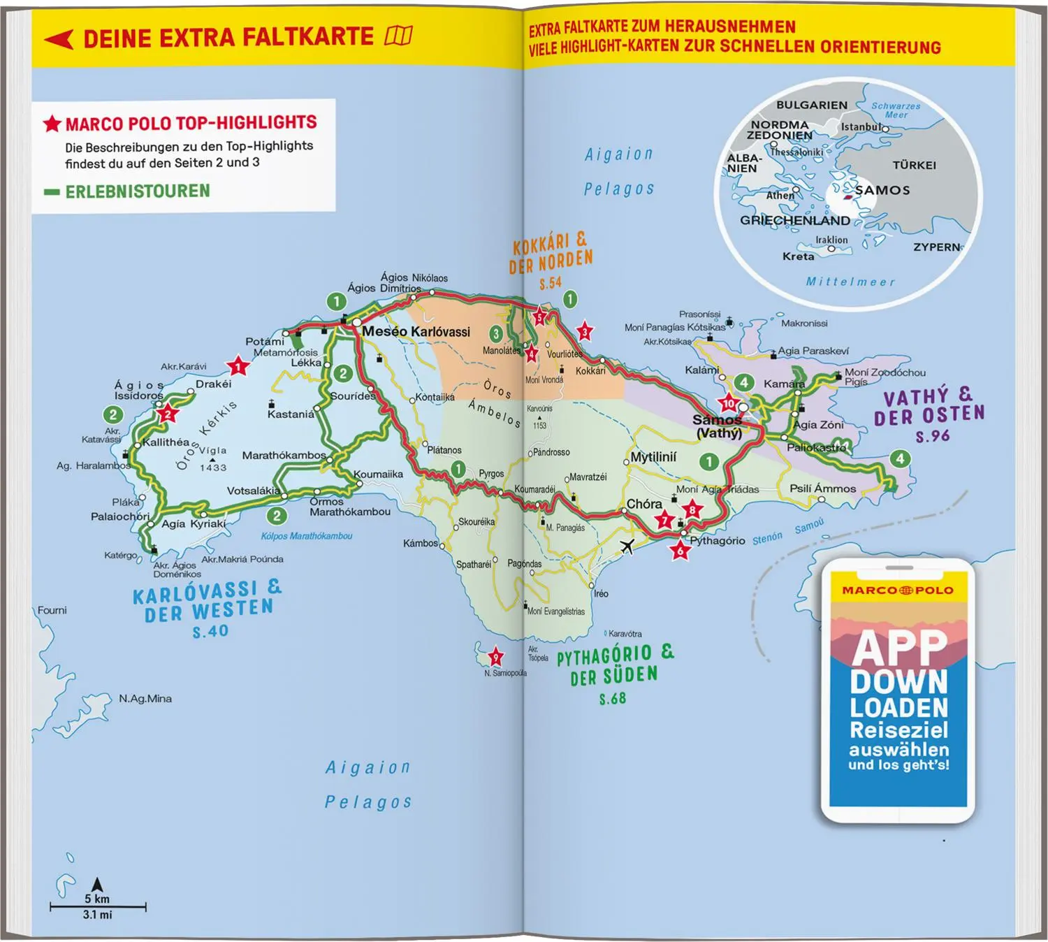 Bild: 9783829741545 | MARCO POLO Reiseführer Sámos | Klaus Bötig (u. a.) | Taschenbuch