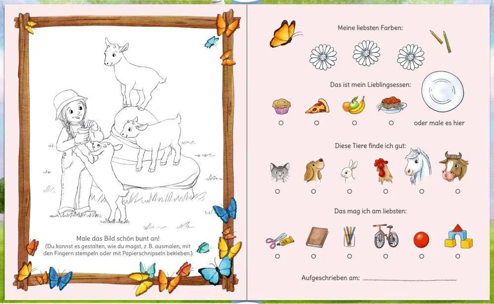 Bild: 4050003951645 | Freundebuch Meine Kindergartenfreunde - Meine liebsten Tiere | Gerigk