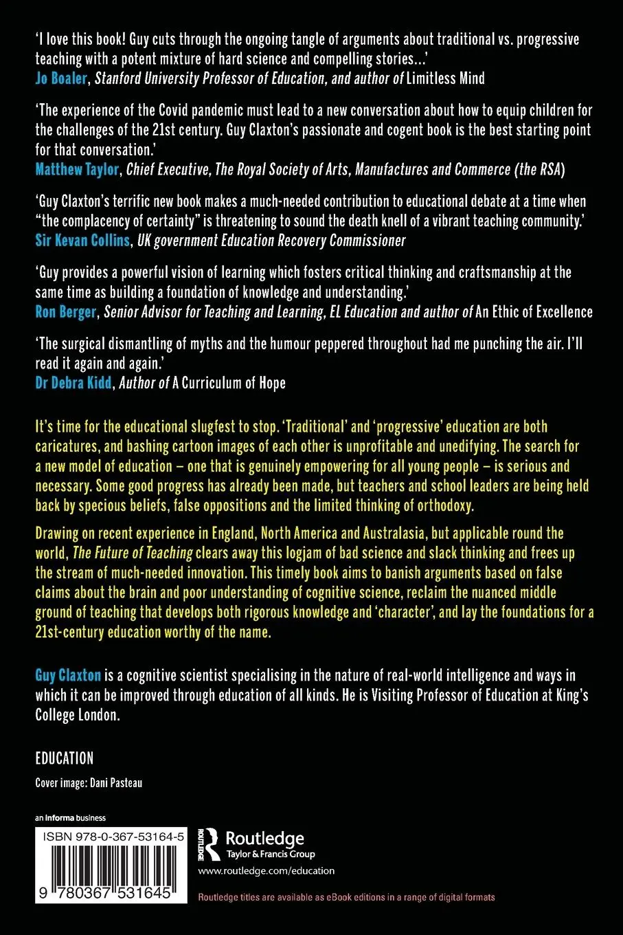 Rückseite: 9780367531645 | The Future of Teaching | And the Myths That Hold It Back | Guy Claxton