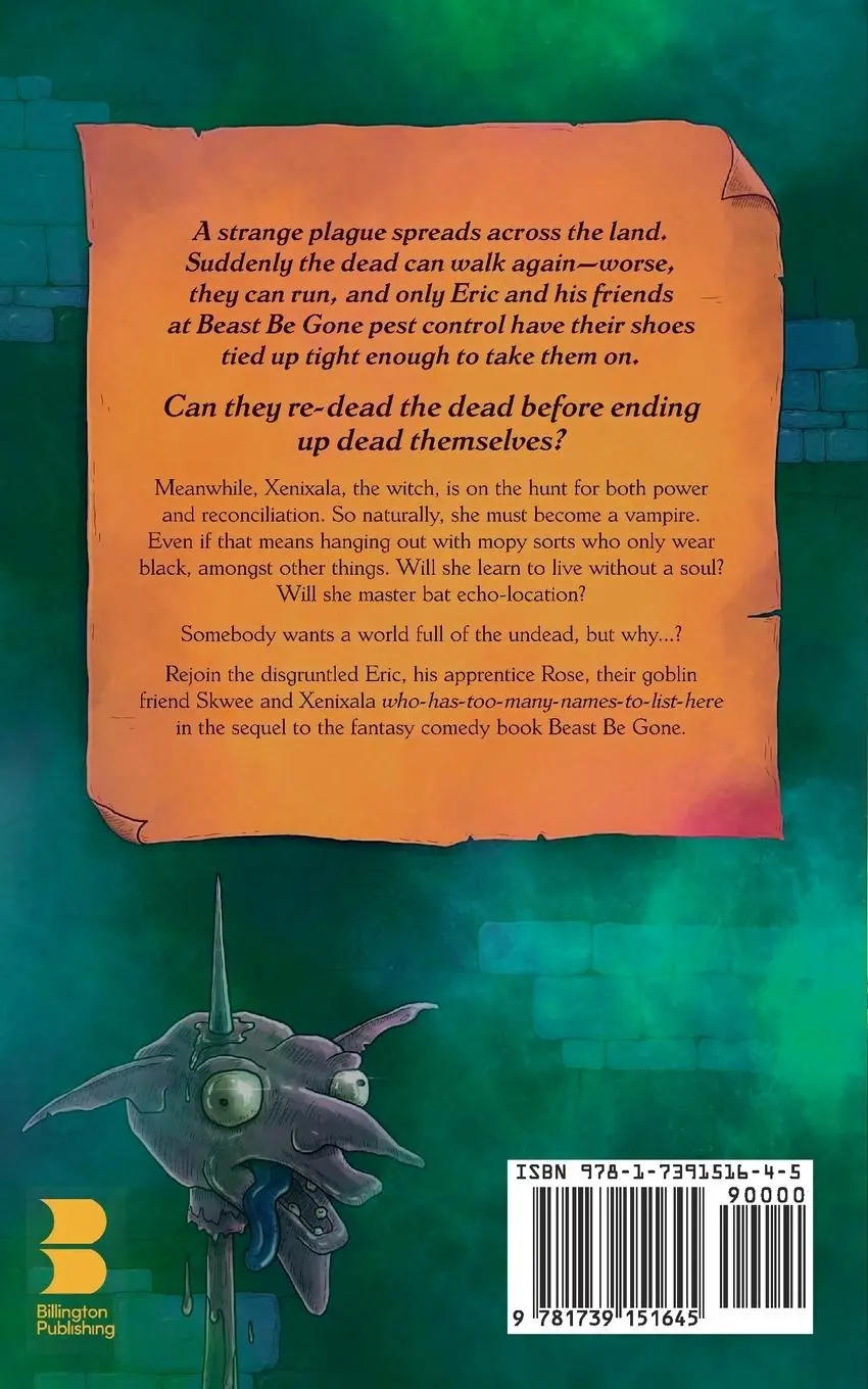 Rückseite: 9781739151645 | Beast Be Gone, Undead Don't Die | A Fantasy Comedy Fiction Book | Buch