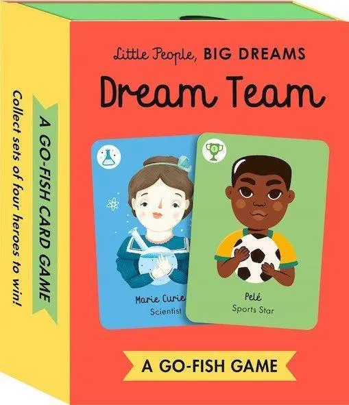 Cover: 9781836001645 | Little People, BIG DREAMS Card Game: Dream Team | A Go-Fish Card Game