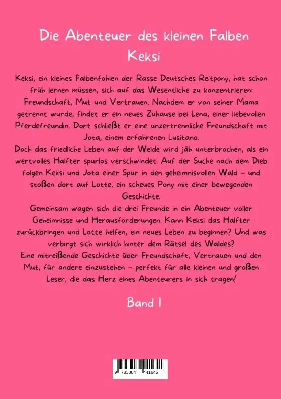 Rückseite: 9783384441645 | Der kleine Falbe Keksi | Das verschwunde Halfter | Yvonne Misof | Buch