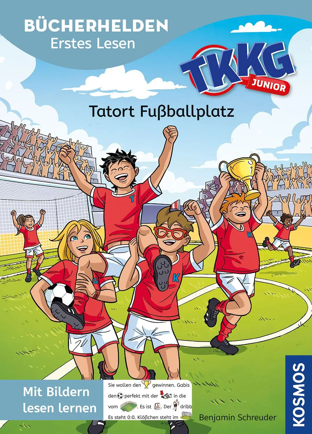 Cover: 9783440181645 | TKKG Junior, Bücherhelden Erstes Lesen, Tatort Fußballplatz | Buch