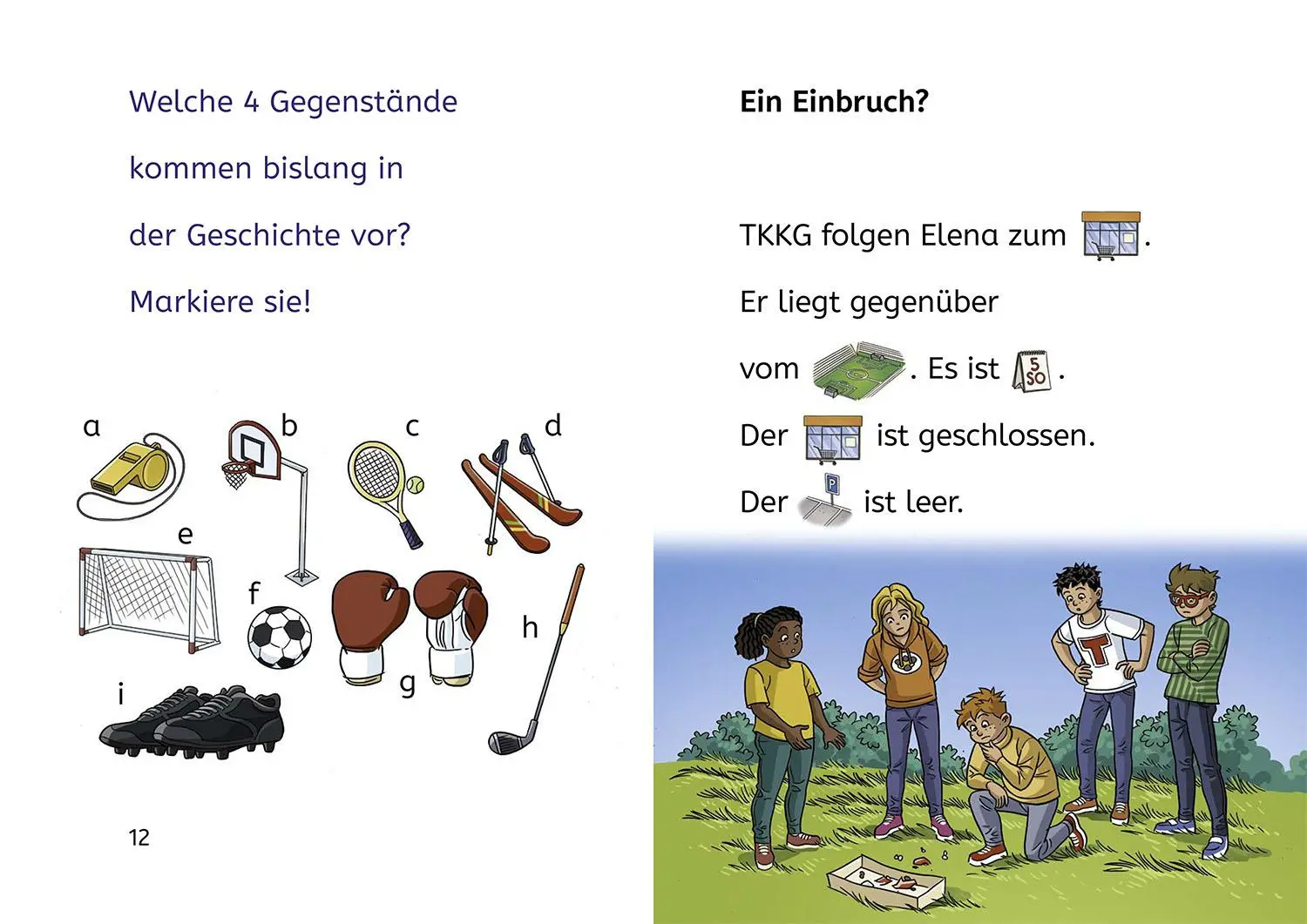Bild: 9783440181645 | TKKG Junior, Bücherhelden Erstes Lesen, Tatort Fußballplatz | Buch