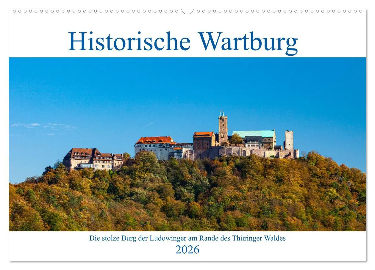 Cover: 9783457631645 | Historische Wartburg (Wandkalender 2026 DIN A2 quer), CALVENDO...