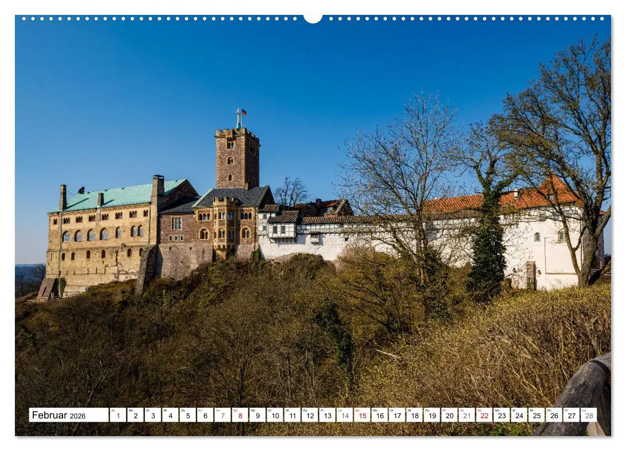 Bild: 9783457631645 | Historische Wartburg (Wandkalender 2026 DIN A2 quer), CALVENDO...