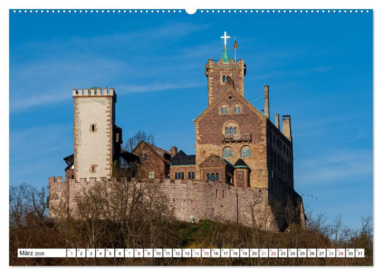 Bild: 9783457631645 | Historische Wartburg (Wandkalender 2026 DIN A2 quer), CALVENDO...