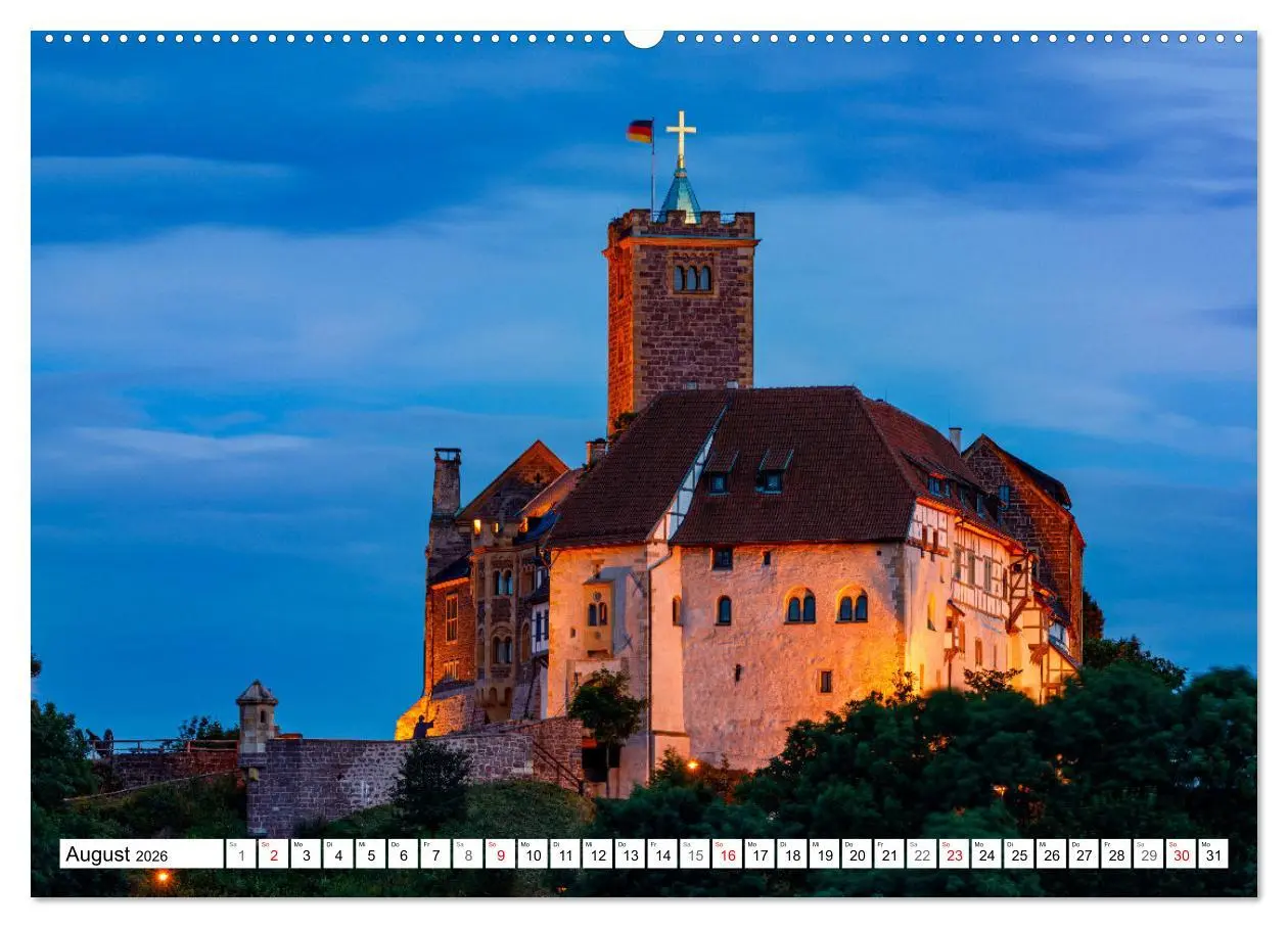 Bild: 9783457631645 | Historische Wartburg (Wandkalender 2026 DIN A2 quer), CALVENDO...