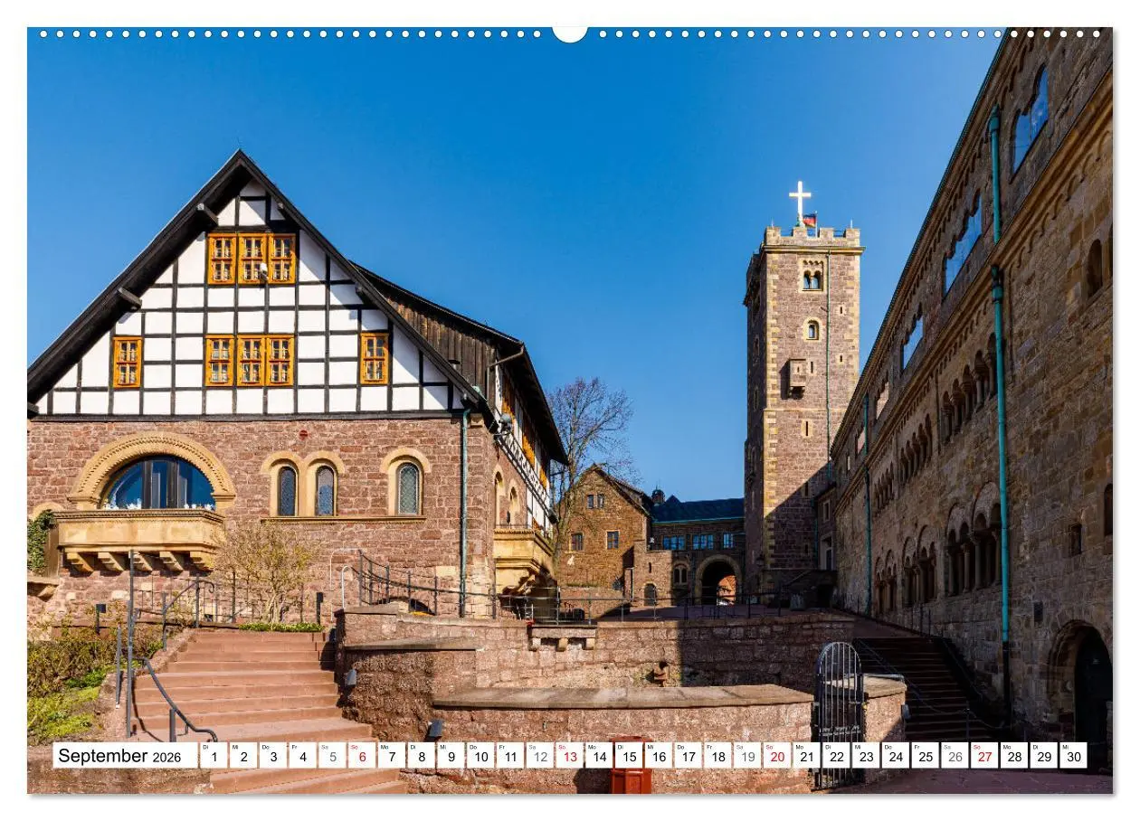 Bild: 9783457631645 | Historische Wartburg (Wandkalender 2026 DIN A2 quer), CALVENDO...