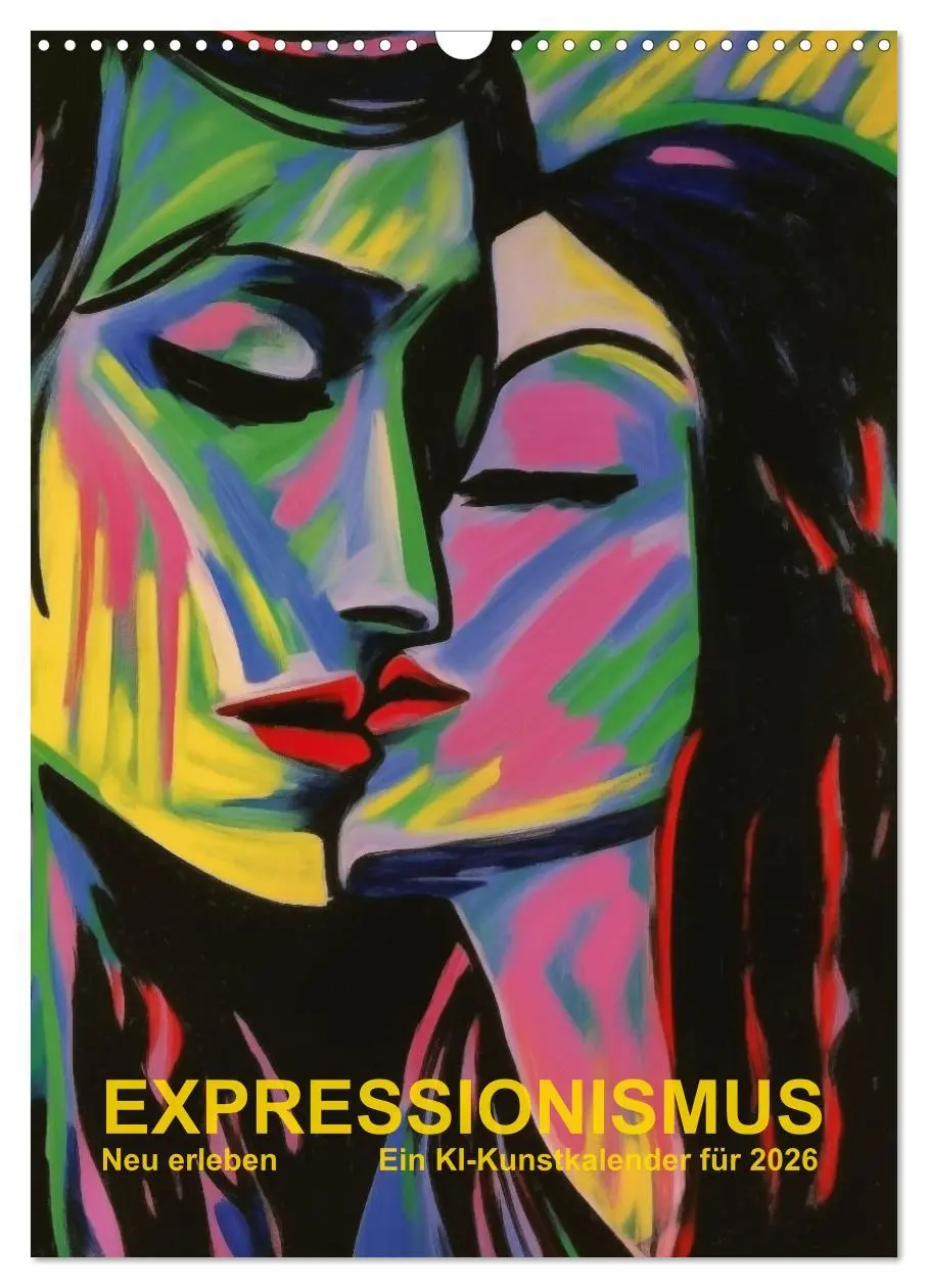 Cover: 9783457941645 | EXPRESSIONISMUS Neu Erleben Ein KI-Kunstkalender (Wandkalender 2026...