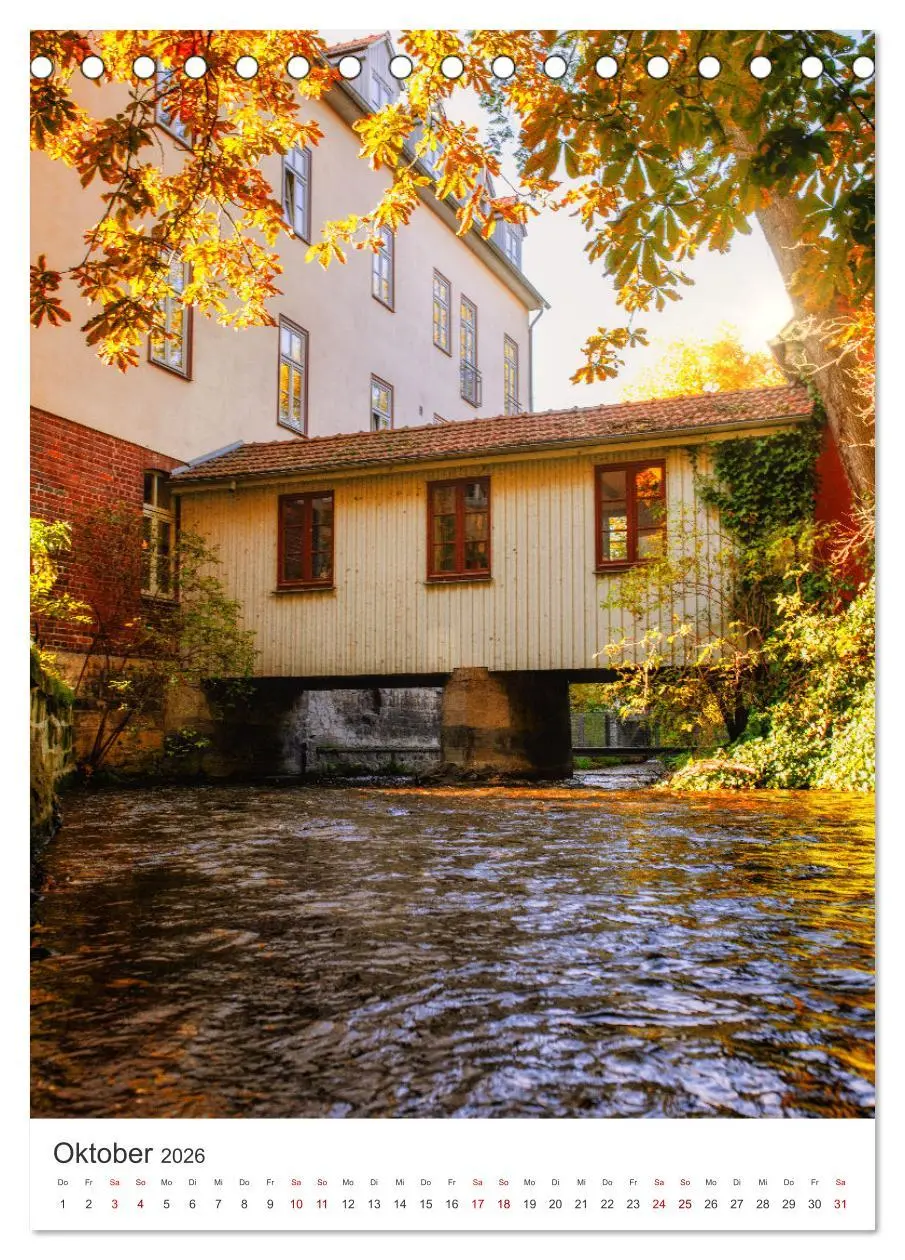 Bild: 9783516271645 | Erfurt - Die romantische Altstadt (Tischkalender 2026 DIN A5 hoch),...