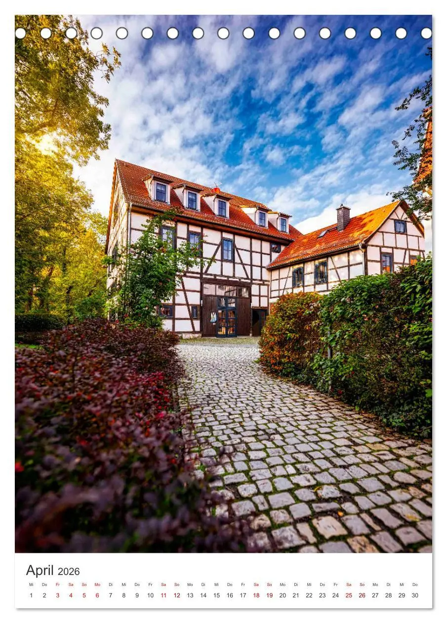 Bild: 9783516271645 | Erfurt - Die romantische Altstadt (Tischkalender 2026 DIN A5 hoch),...