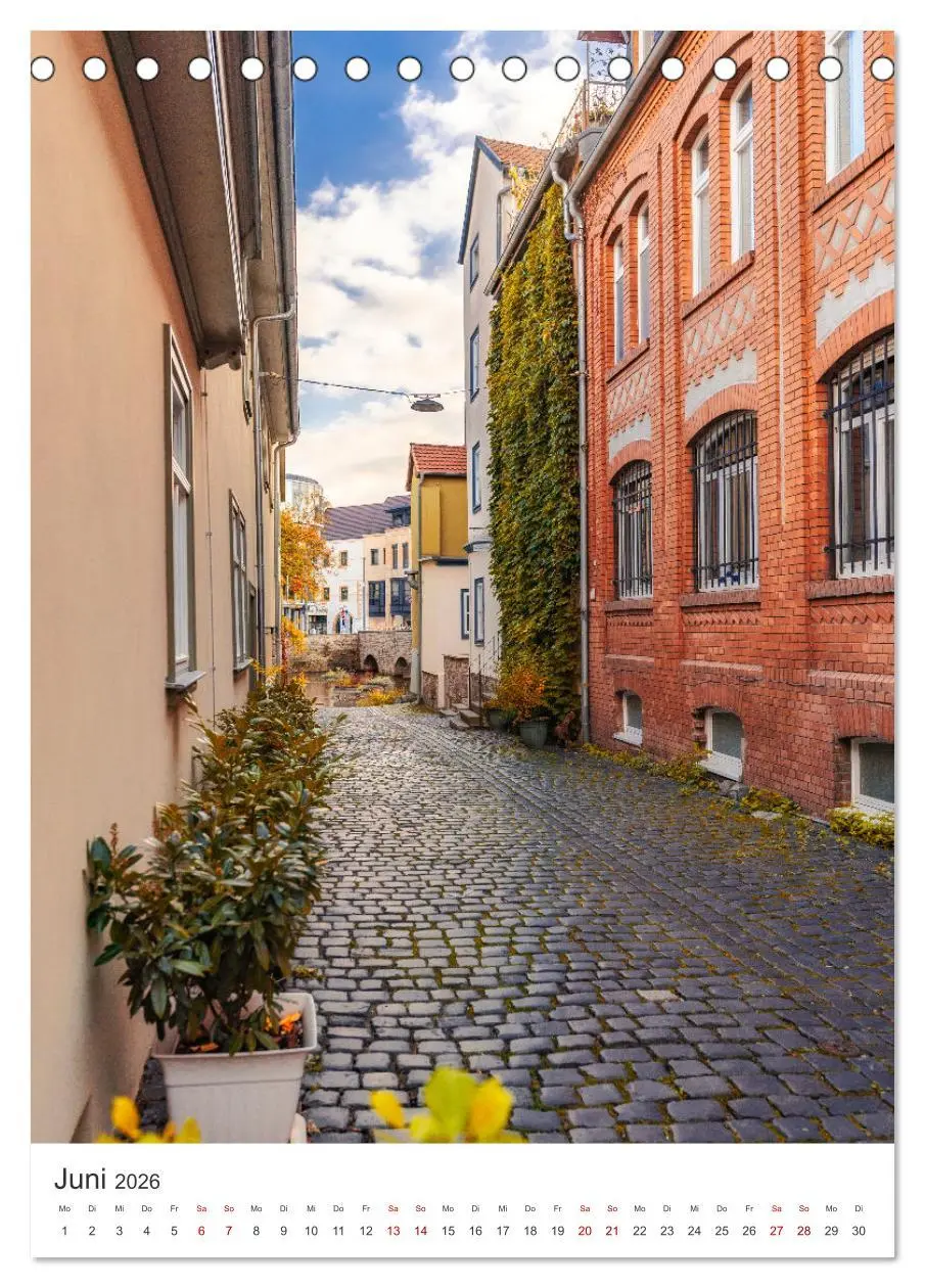 Bild: 9783516271645 | Erfurt - Die romantische Altstadt (Tischkalender 2026 DIN A5 hoch),...