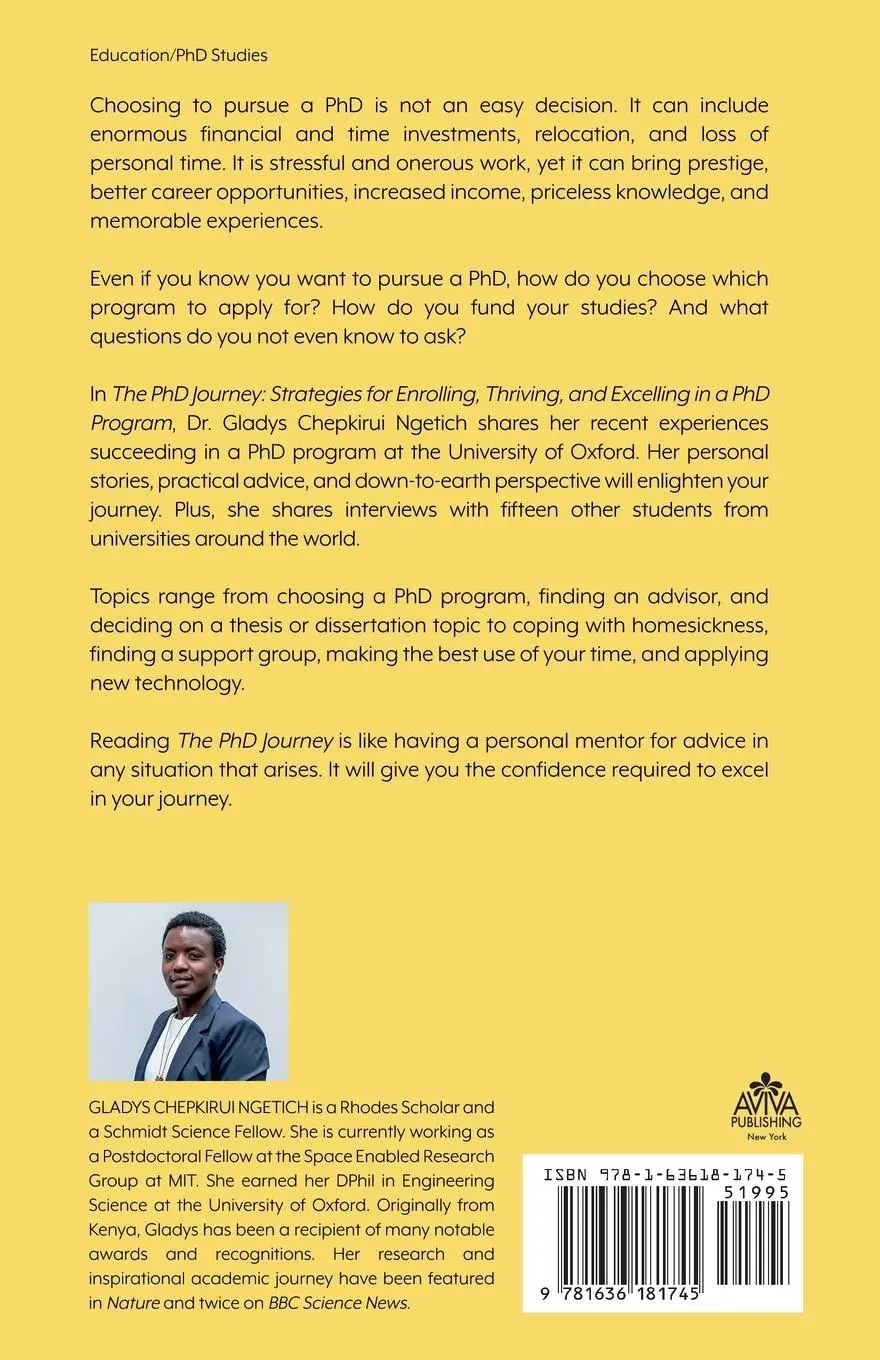 Rückseite: 9781636181745 | The PhD Journey | Gladys Chepkirui Ngetich | Taschenbuch | Englisch
