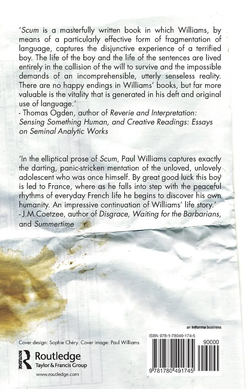 Rückseite: 9781780491745 | Scum | Paul Williams | Taschenbuch | Einband - flex.(Paperback) | 2013