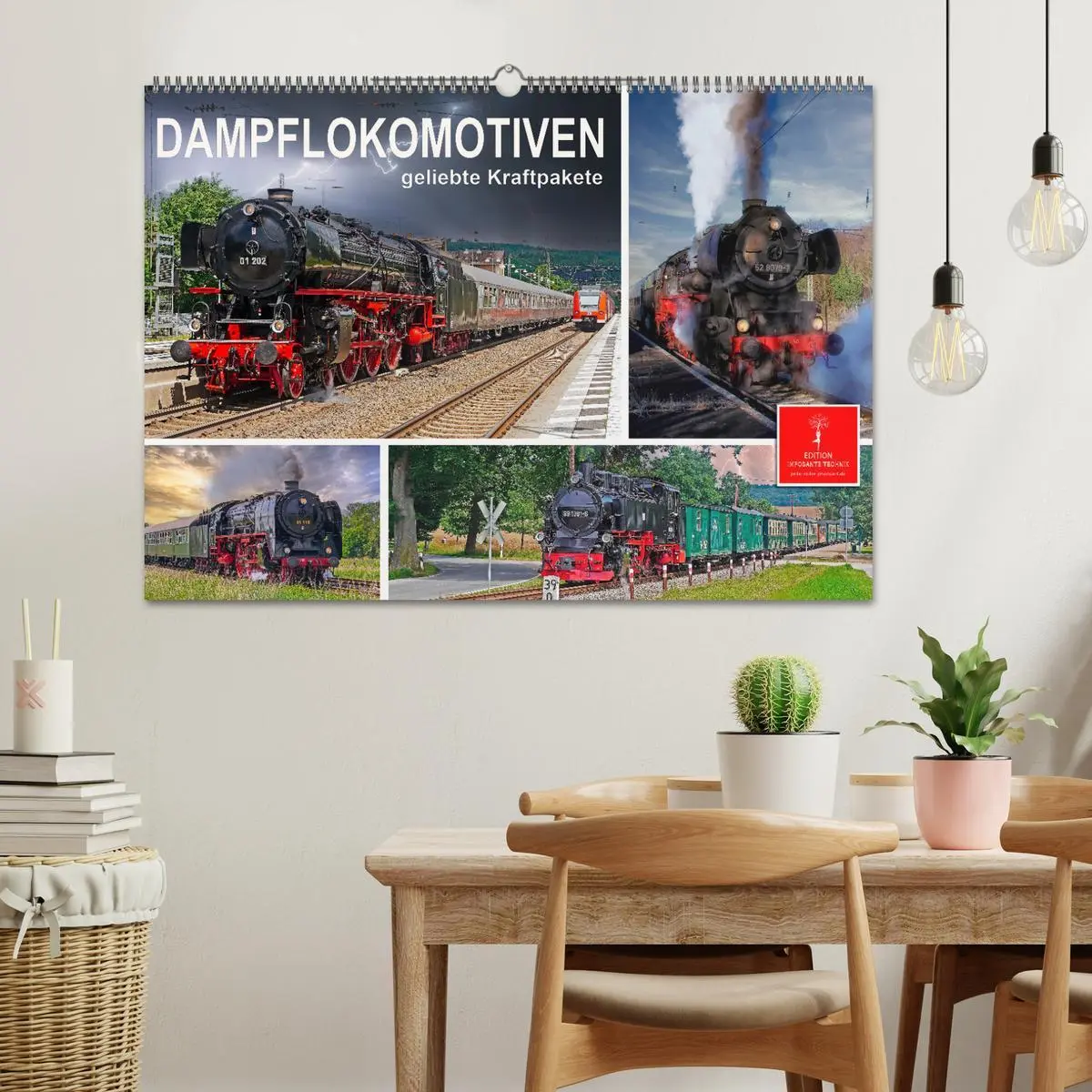 Bild: 9783457551745 | Dampflokomotiven - geliebte Kraftpakete (Wandkalender 2026 DIN A2...