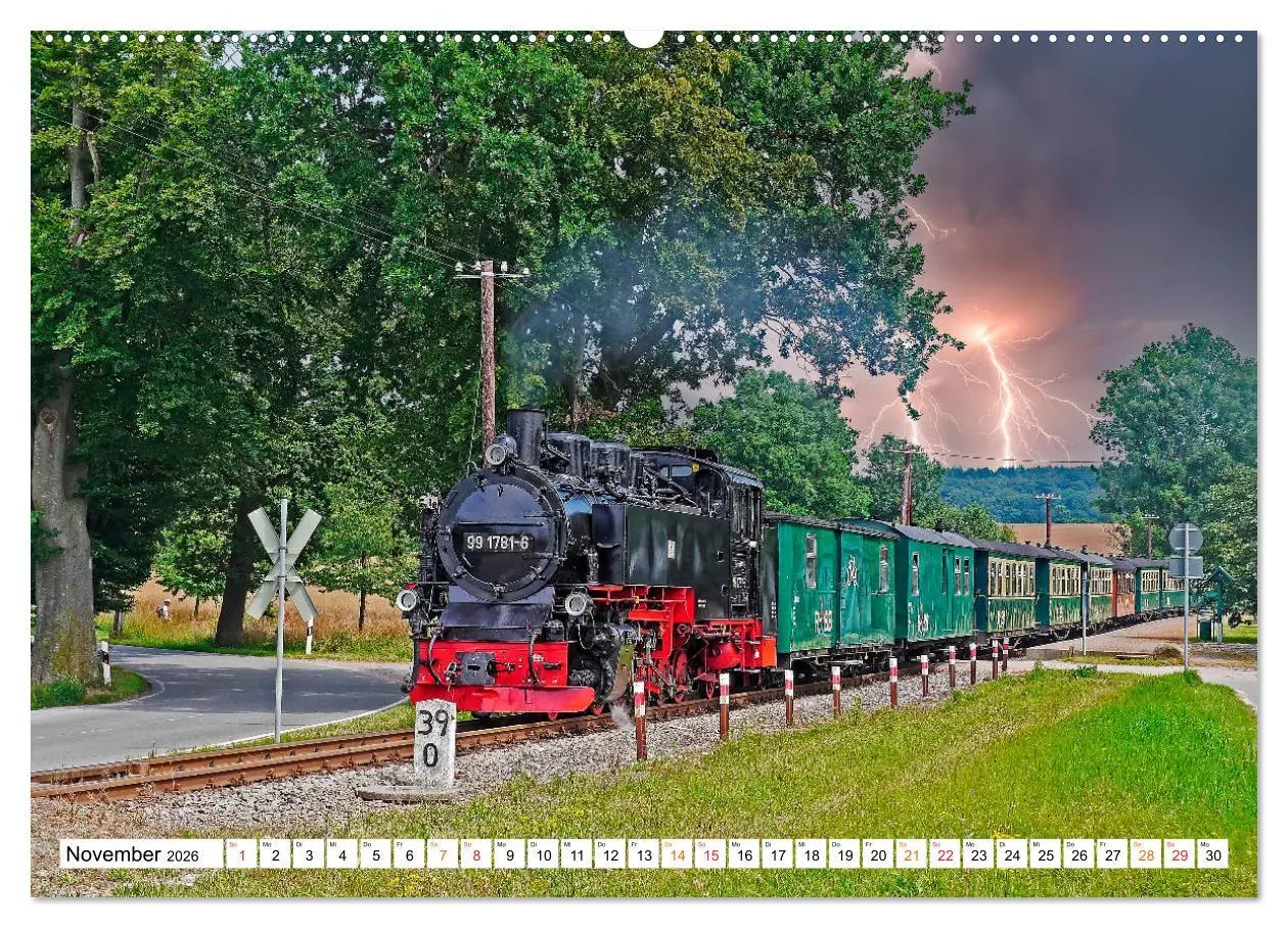 Bild: 9783457551745 | Dampflokomotiven - geliebte Kraftpakete (Wandkalender 2026 DIN A2...