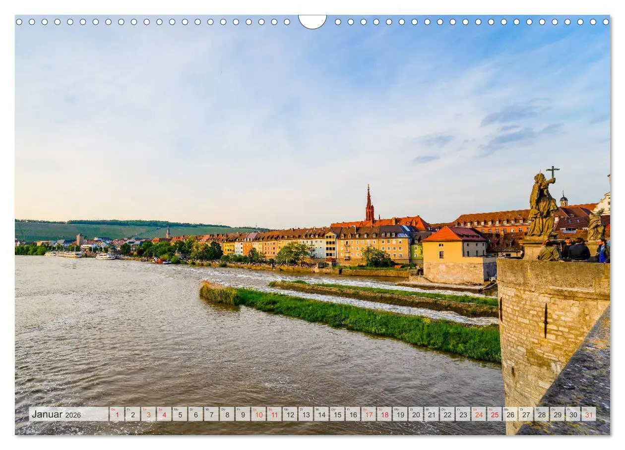 Bild: 9783457791745 | Würzburg Impressionen (Wandkalender 2026 DIN A3 quer), CALVENDO...