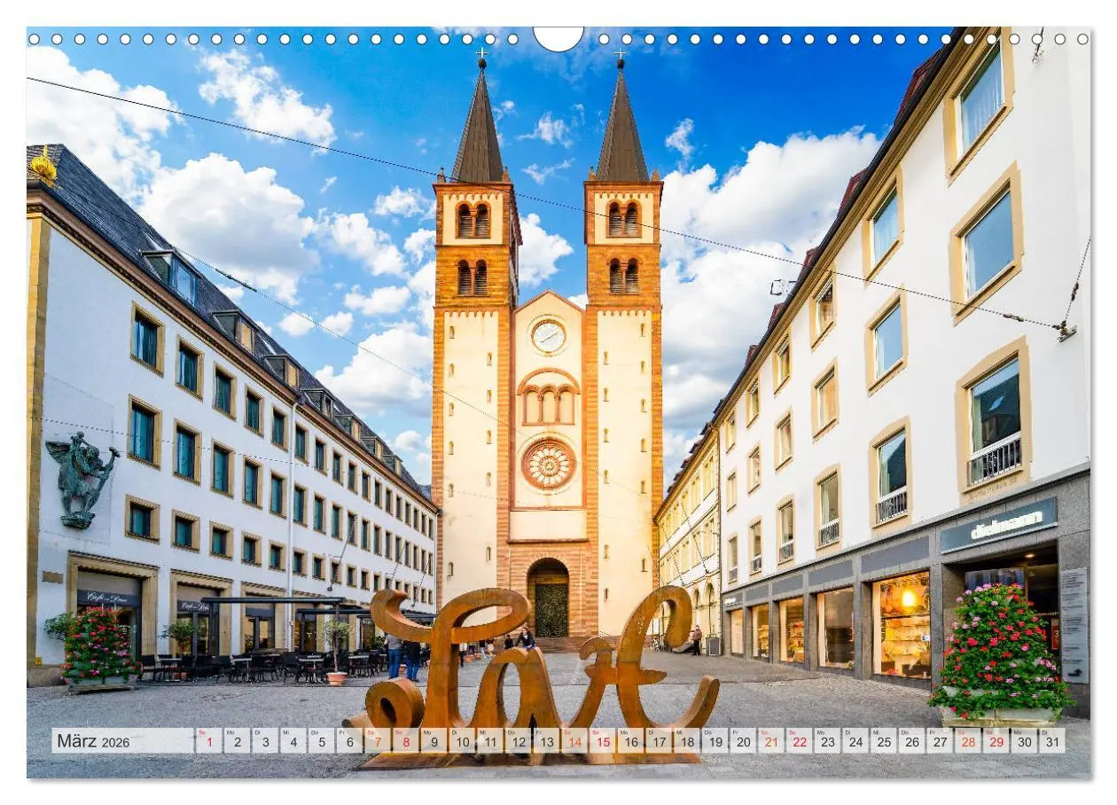 Bild: 9783457791745 | Würzburg Impressionen (Wandkalender 2026 DIN A3 quer), CALVENDO...