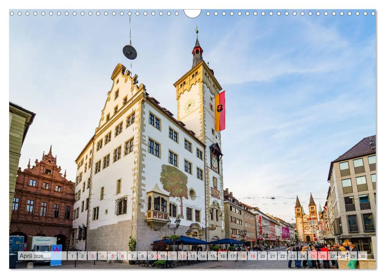 Bild: 9783457791745 | Würzburg Impressionen (Wandkalender 2026 DIN A3 quer), CALVENDO...