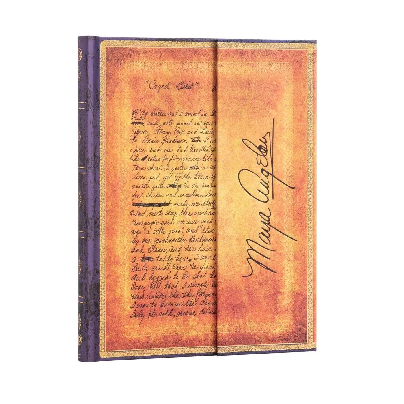 Cover: 9781439781845 | Hardcover Notizbuch Angelou, Ich weiß, warum der gefangene Vogel...